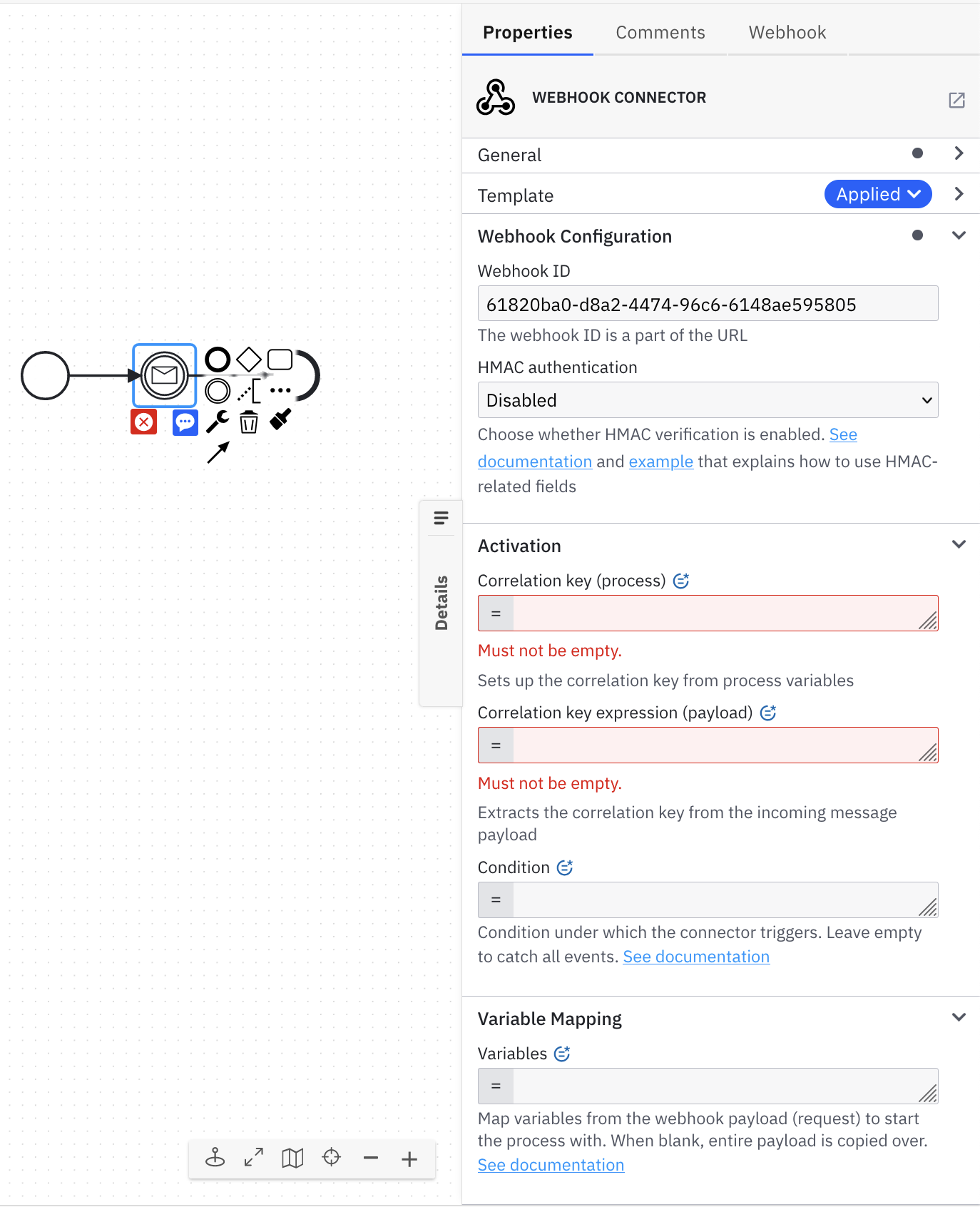 Webhook Inbound intermediate Connector Example