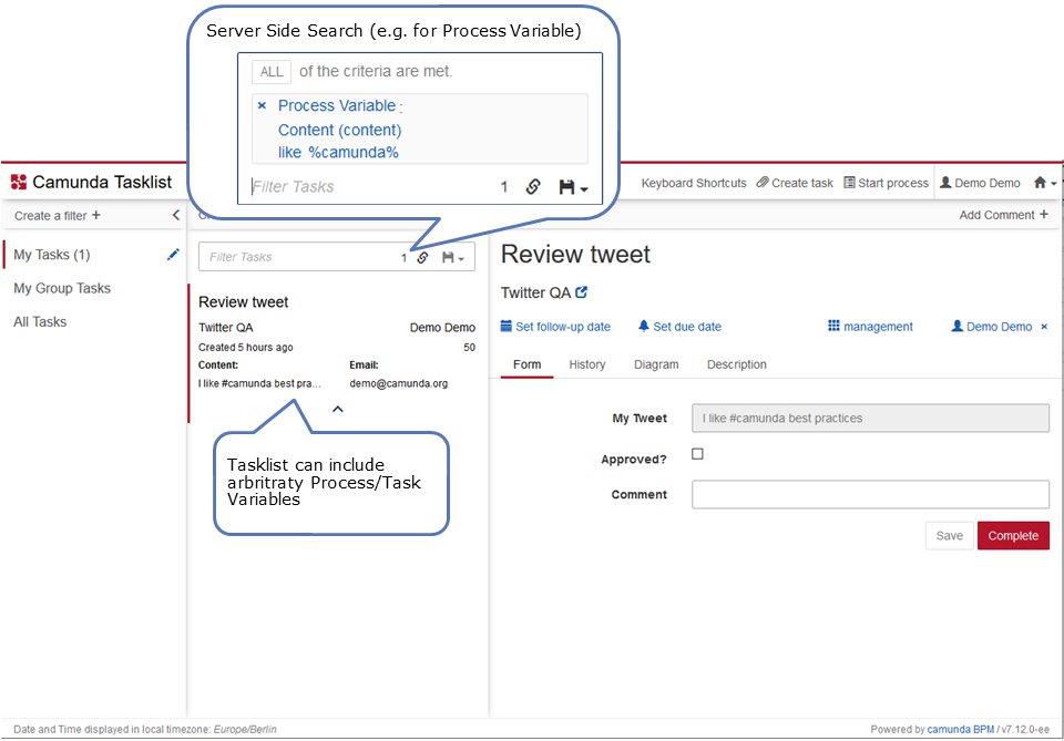 Process variables