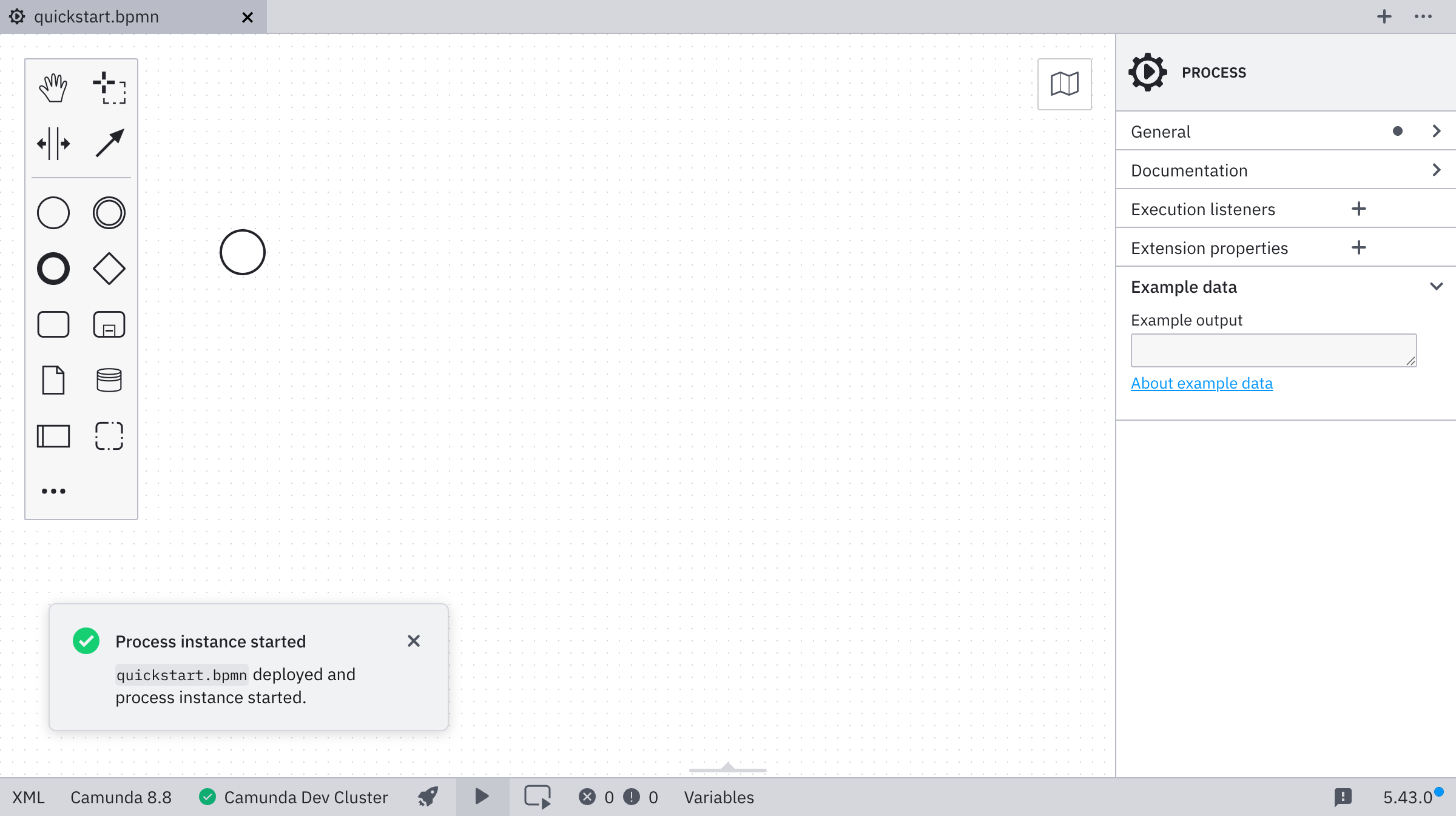 start instance successful