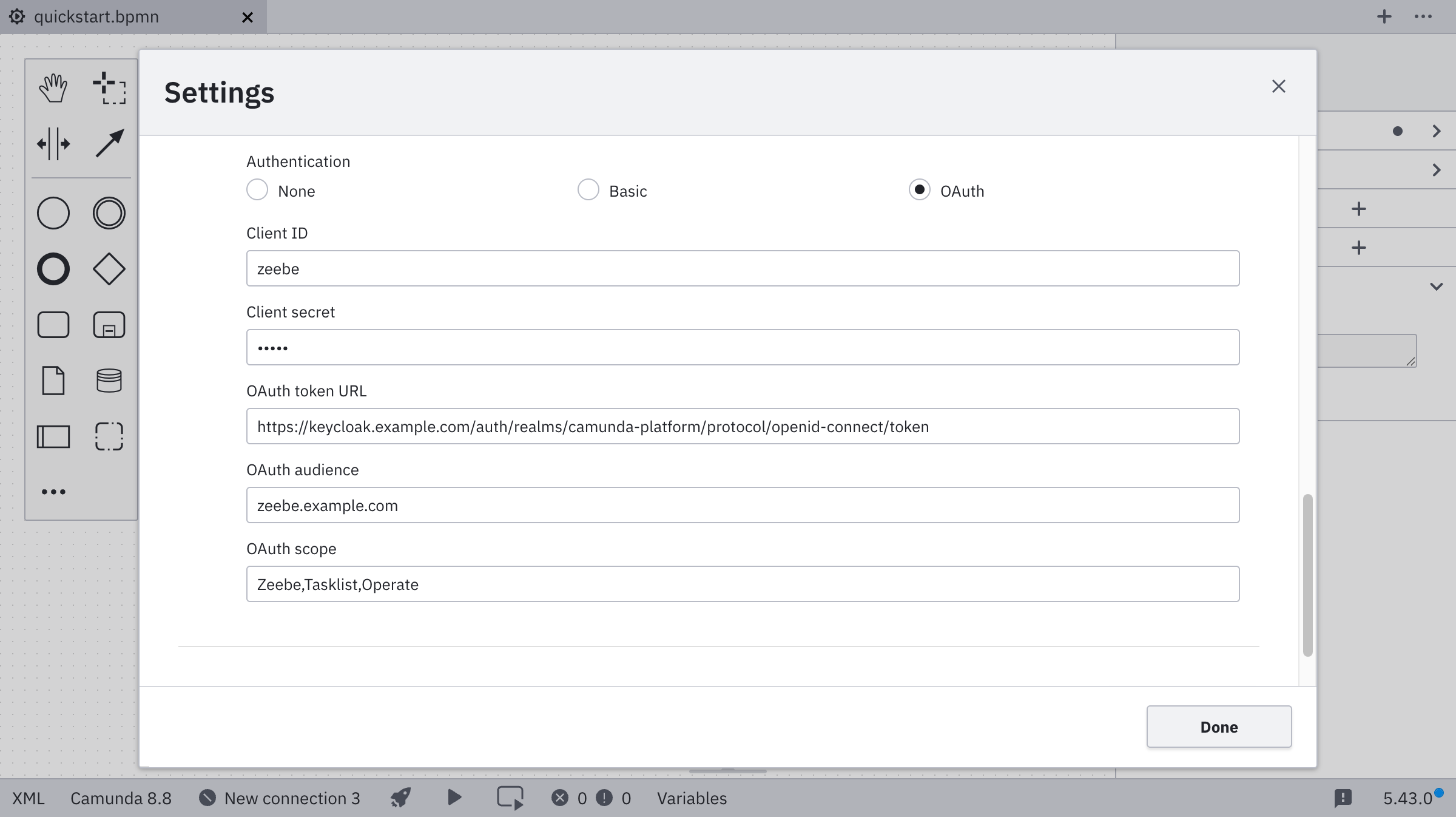 oauth configuration