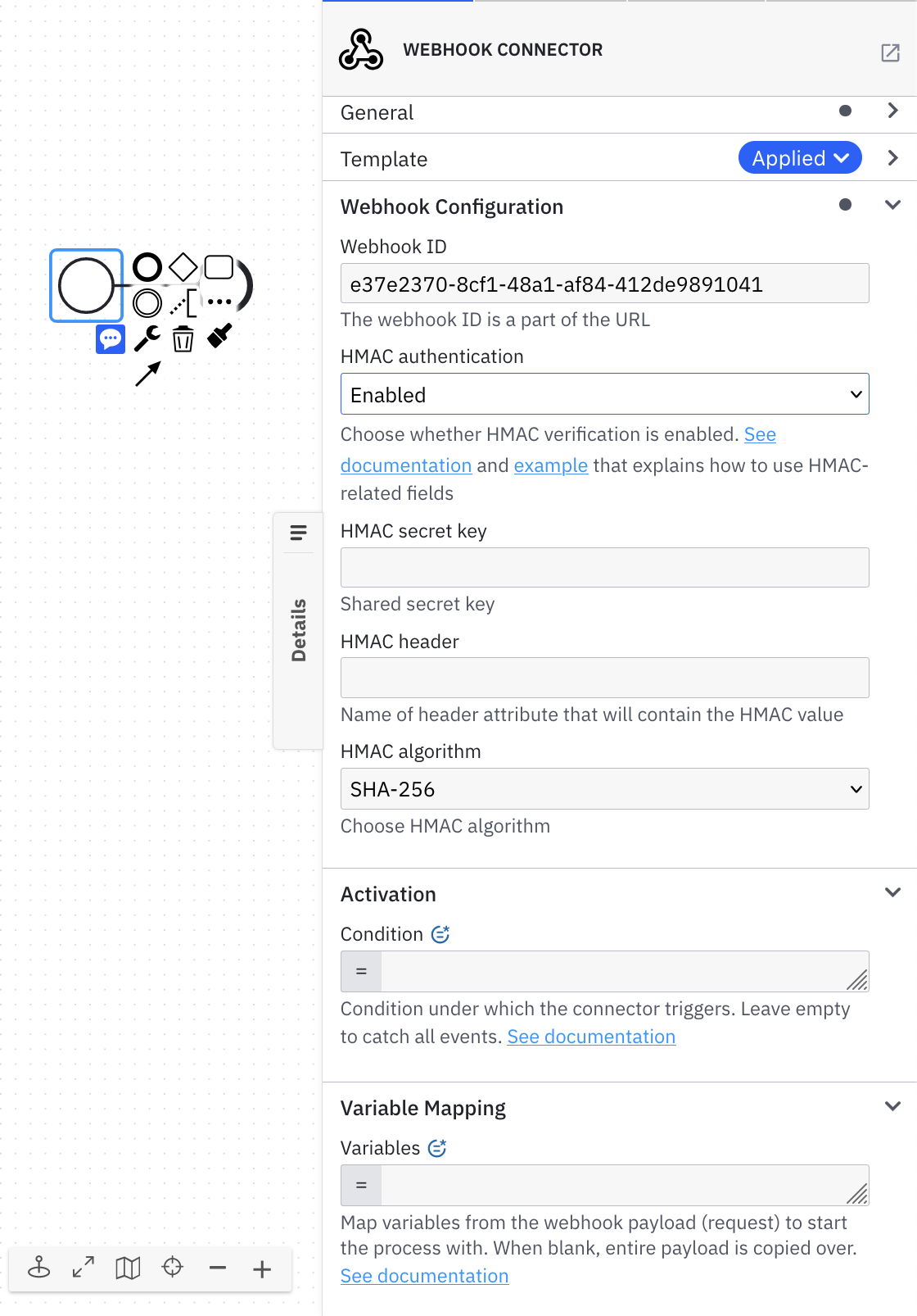 Webhook Inbound connector Example